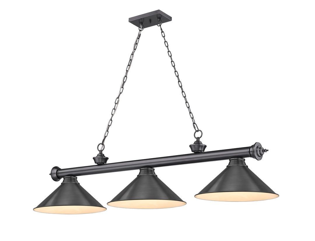 Cordon - 3 Light Billiard Light (2306-3BP-BP15)