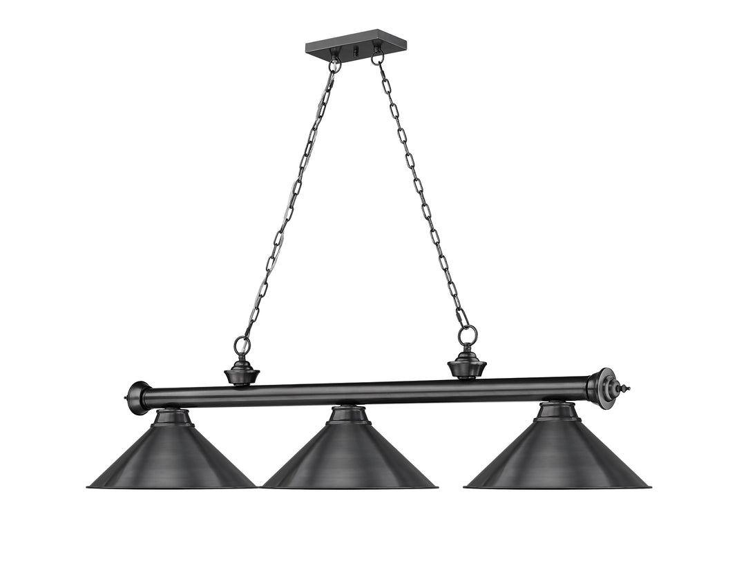 Cordon - 3 Light Billiard Light (2306-3BP-BP15)