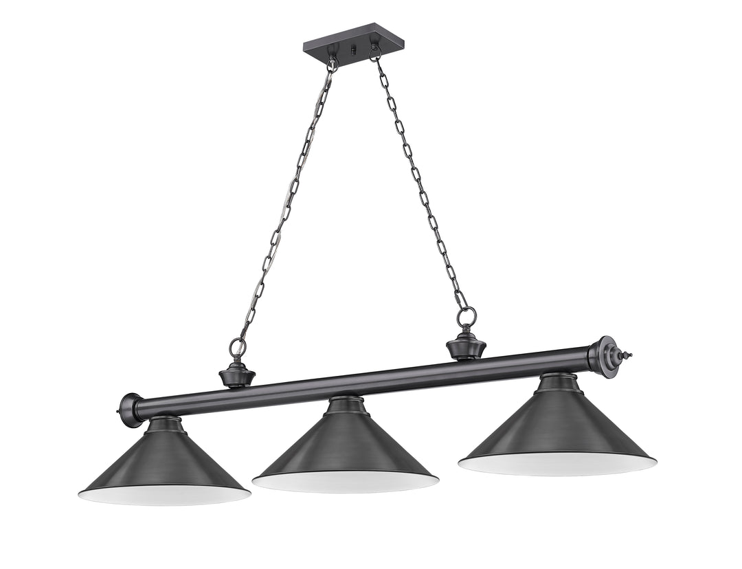 Cordon - 3 Light Billiard Light (2306-3BP-BP15)
