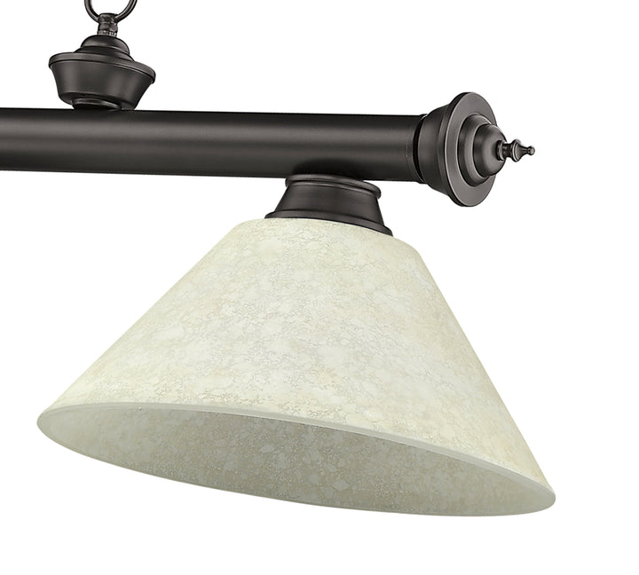Cordon - 3 Light Billiard Light (2306-3BRZ-AGM14)