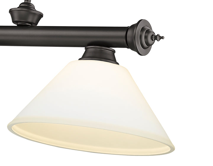 Cordon - 3 Light Billiard Light (2306-3BRZ-AMO14)