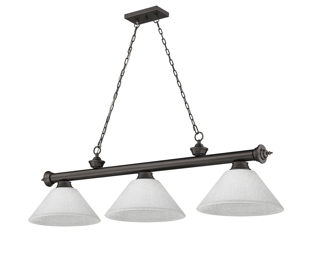 Cordon - 3 Light Billiard Light (2306-3BRZ-AWL14)