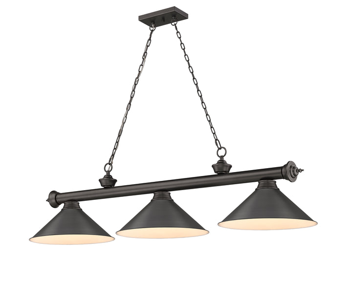 Cordon - 3 Light Billiard Light (2306-3BRZ-BRZ15)