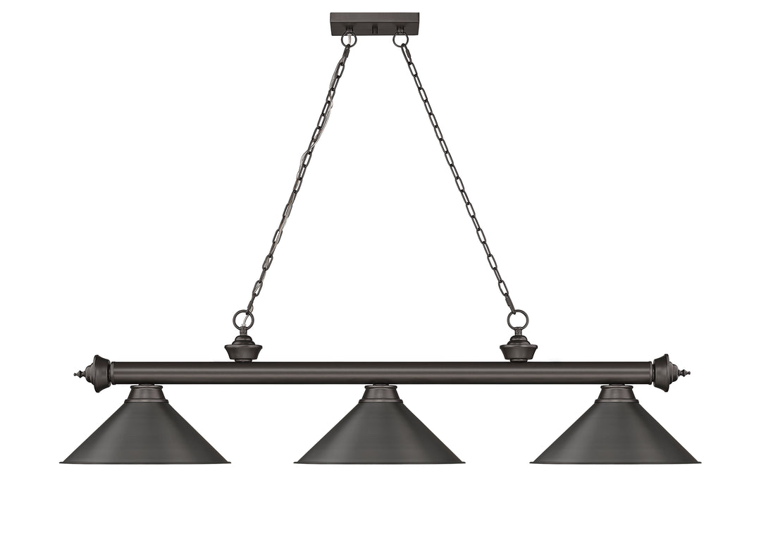 Cordon - 3 Light Billiard Light (2306-3BRZ-BRZ15)