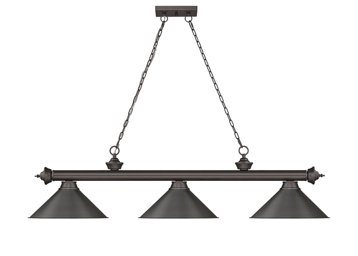 Cordon - 3 Light Billiard Light (2306-3BRZ-BRZ15)