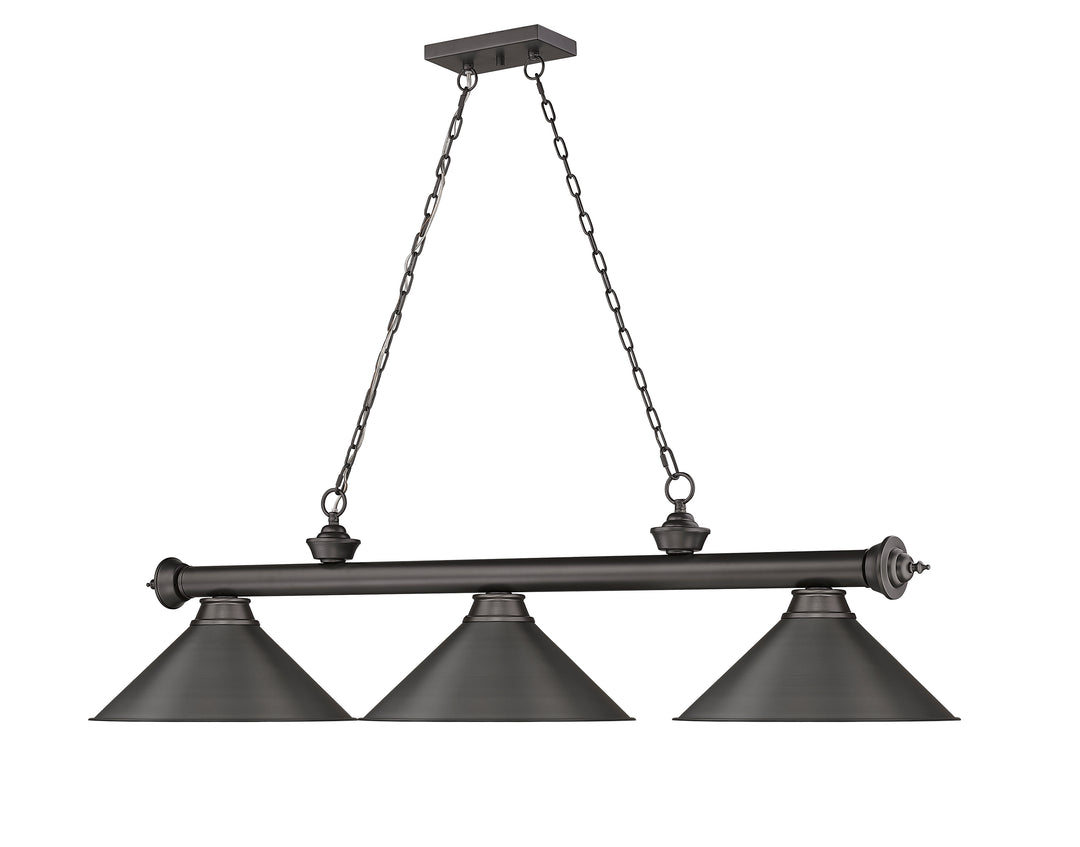 Cordon - 3 Light Billiard Light (2306-3BRZ-BRZ15)