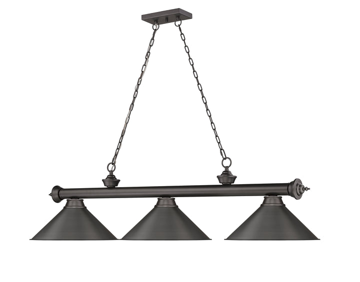 Cordon - 3 Light Billiard Light (2306-3BRZ-BRZ15)