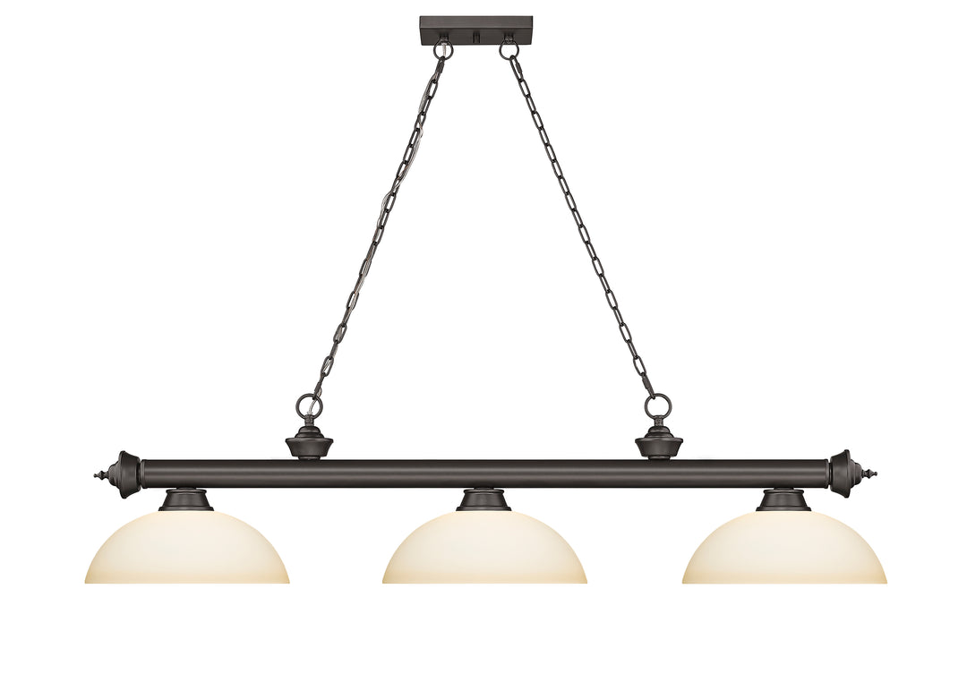 Cordon - 3 Light Billiard Light (2306-3BRZ-DMO14)