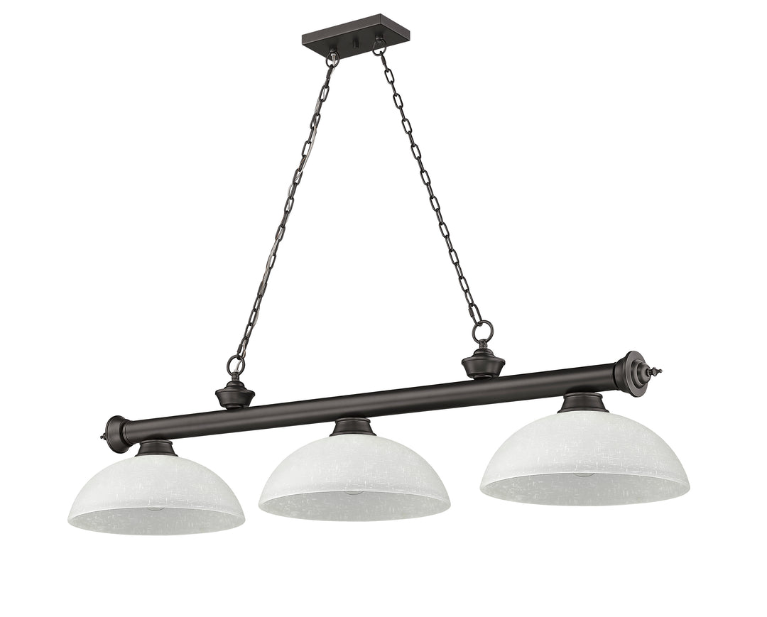 Cordon - 3 Light Billiard Light (2306-3BRZ-DWL14)