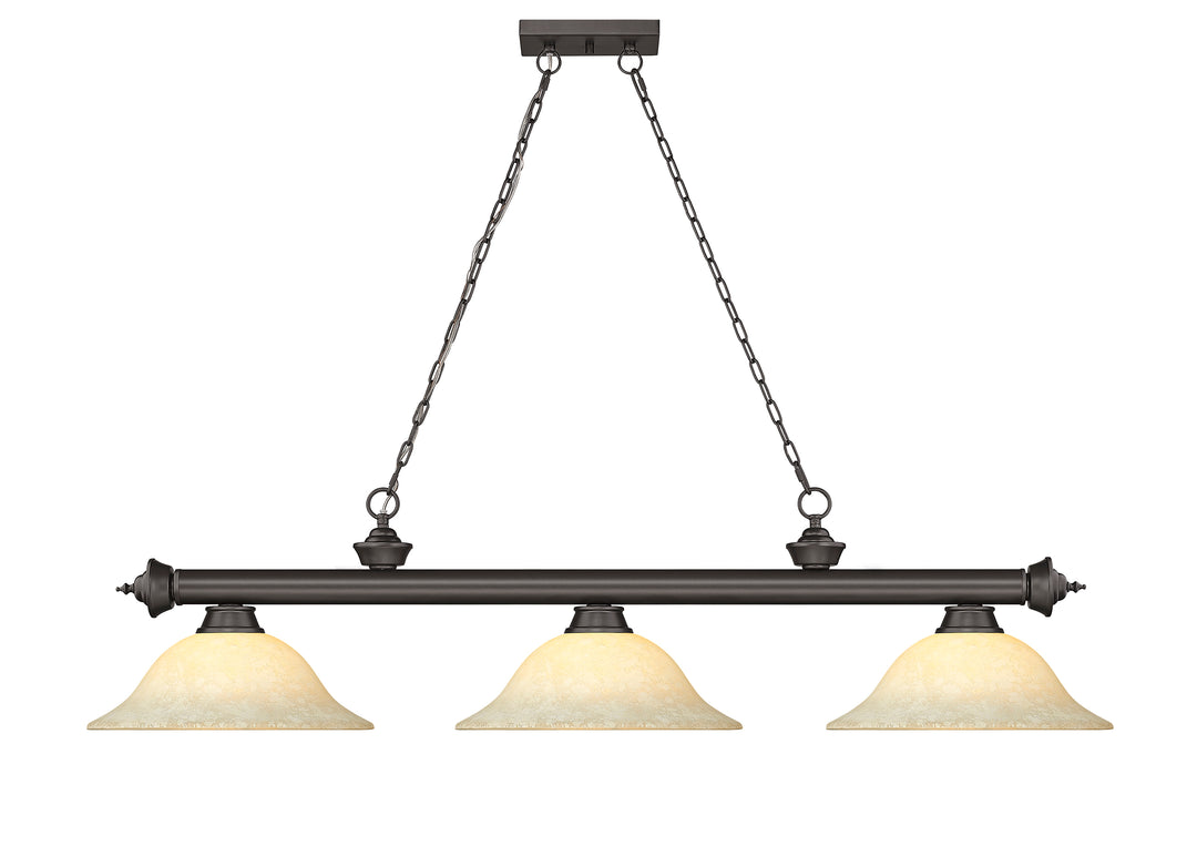Cordon - 3 Light Billiard Light (2306-3BRZ-GM16)
