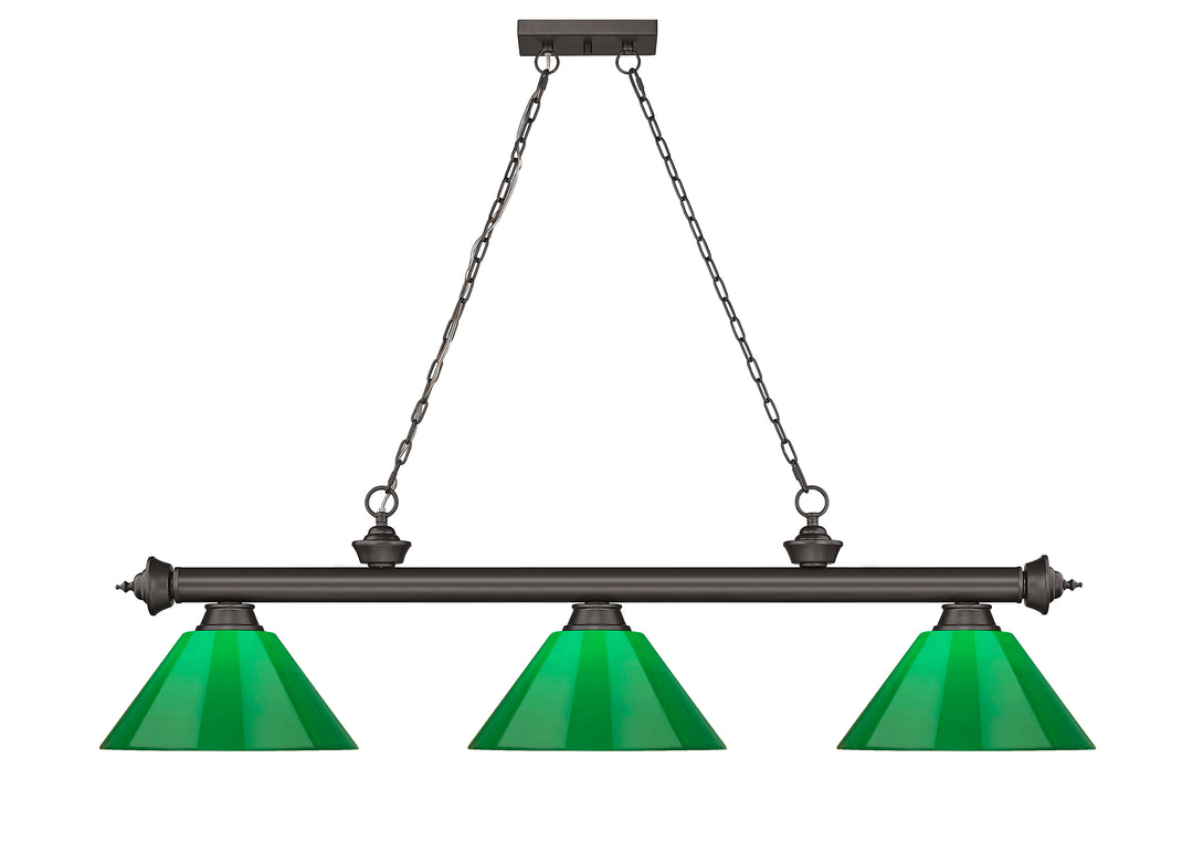 Cordon - 3 Light Billiard Light (2306-3BRZ)