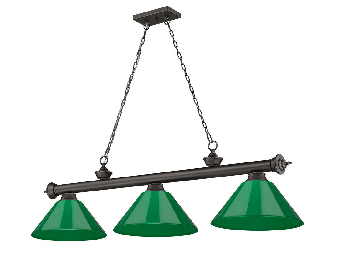 Cordon - 3 Light Billiard Light (2306-3BRZ)