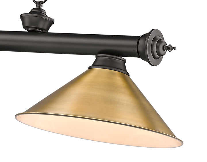 Cordon - 3 Light Billiard Light (2306-3BRZ-RB15)