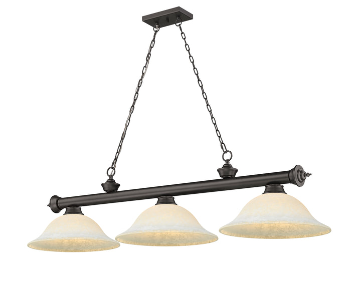 Cordon - 3 Light Billiard Light (2306-3BRZ-WM16)