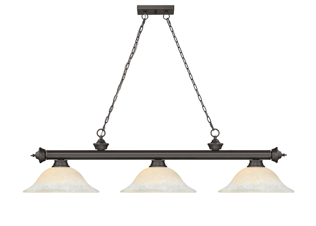 Cordon - 3 Light Billiard Light (2306-3BRZ-WM16)
