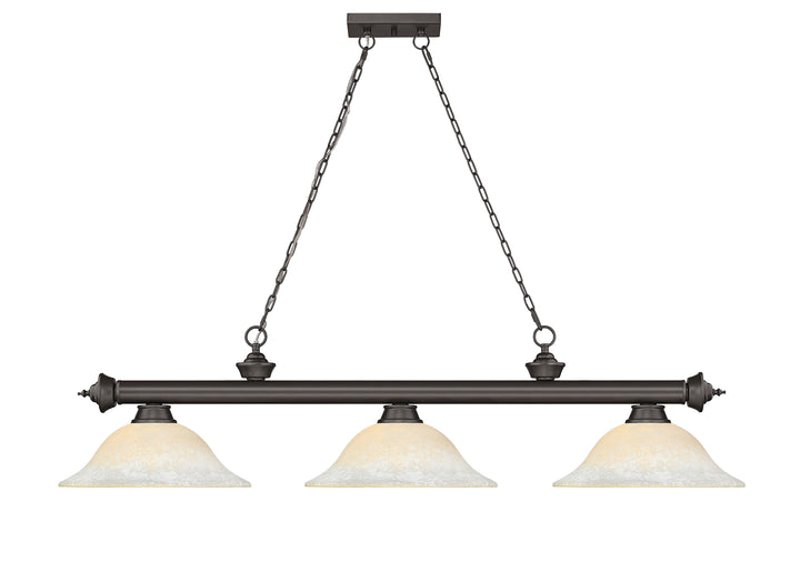 Cordon - 3 Light Billiard Light (2306-3BRZ-WM16)