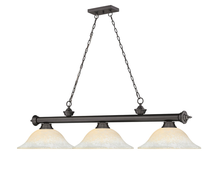 Cordon - 3 Light Billiard Light (2306-3BRZ-WM16)