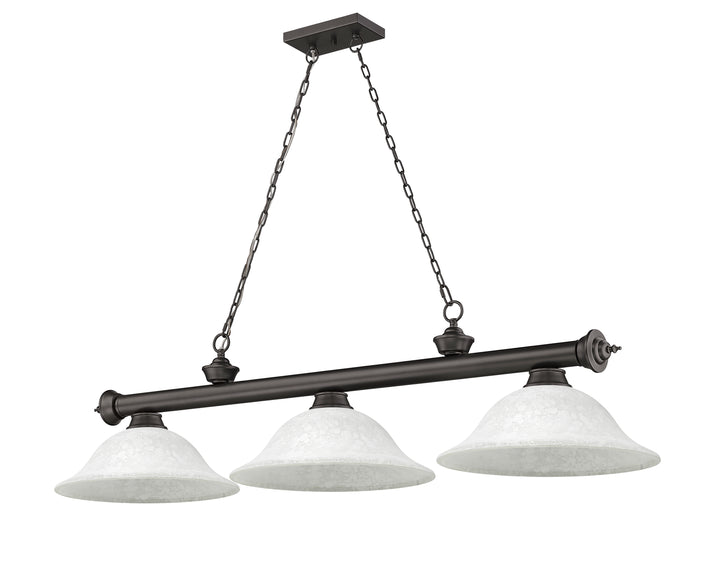 Cordon - 3 Light Billiard Light (2306-3BRZ-WM16)