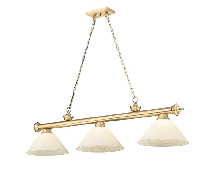 Cordon - 3 Light Billiard Light (2306-3HBR-AGM14)