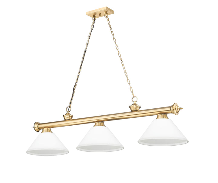 Cordon - 3 Light Billiard Light (2306-3HBR-AMO14)