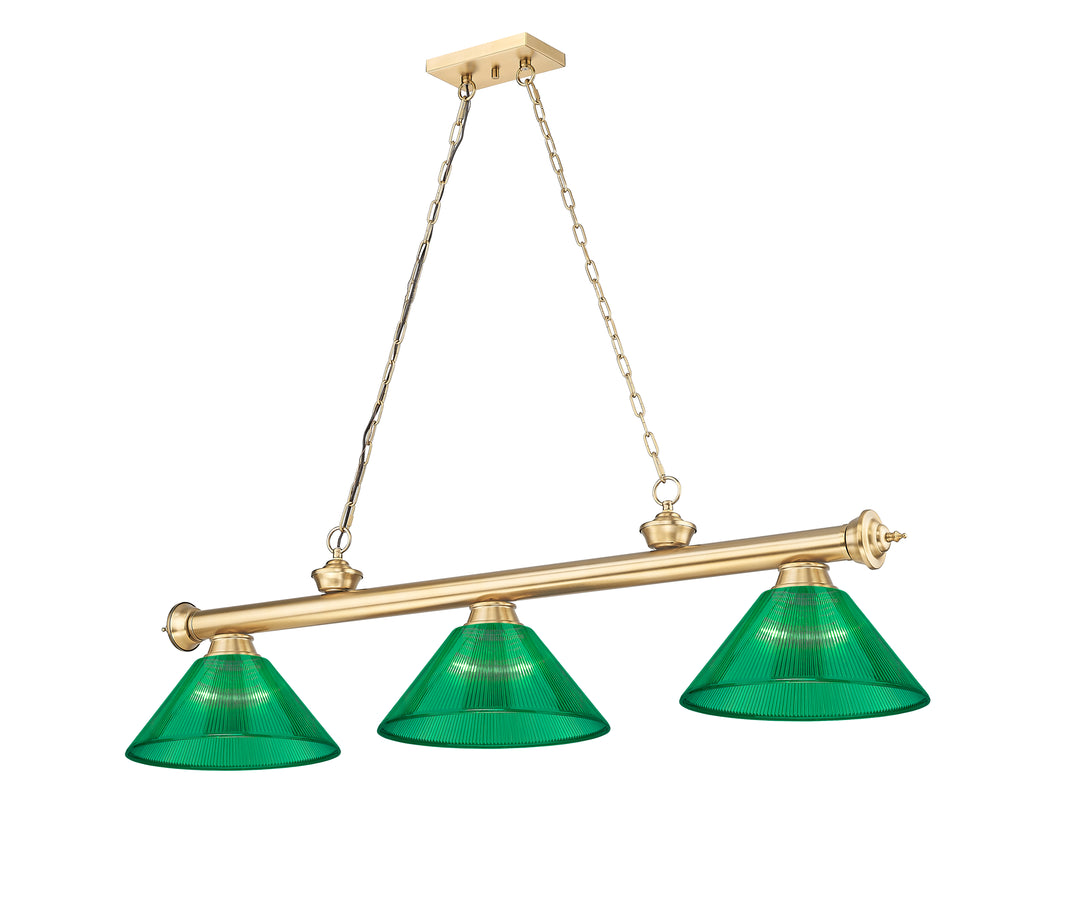 Cordon - 3 Light Billiard Light (2306-3HBR)