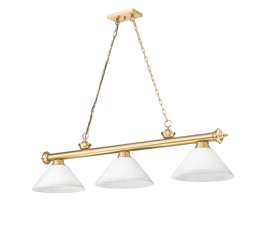 Cordon - 3 Light Billiard Light (2306-3HBR-AWL14)
