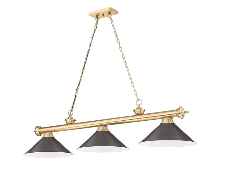 Cordon - 3 Light Billiard Light (2306-3HBR-BRZ15)