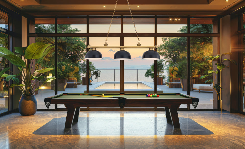 Cordon - 3 Light Billiard Light (2306-3HBR-D13MB)