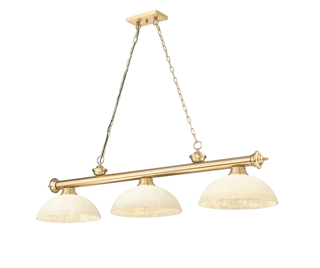 Cordon - 3 Light Billiard Light (2306-3HBR-DGM14)