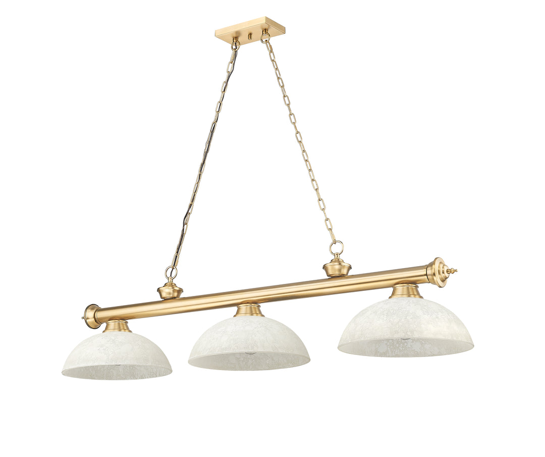 Cordon - 3 Light Billiard Light (2306-3HBR-DGM14)