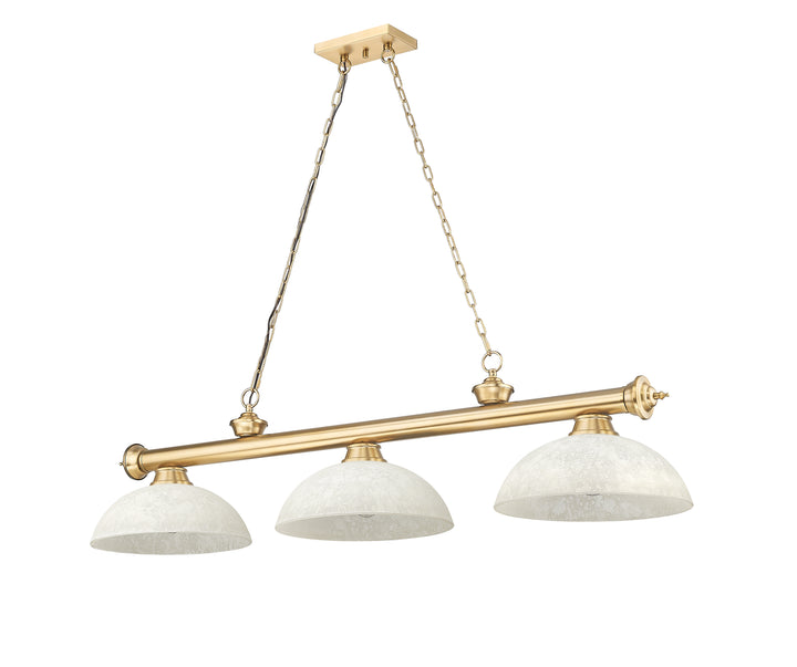 Cordon - 3 Light Billiard Light (2306-3HBR-DGM14)