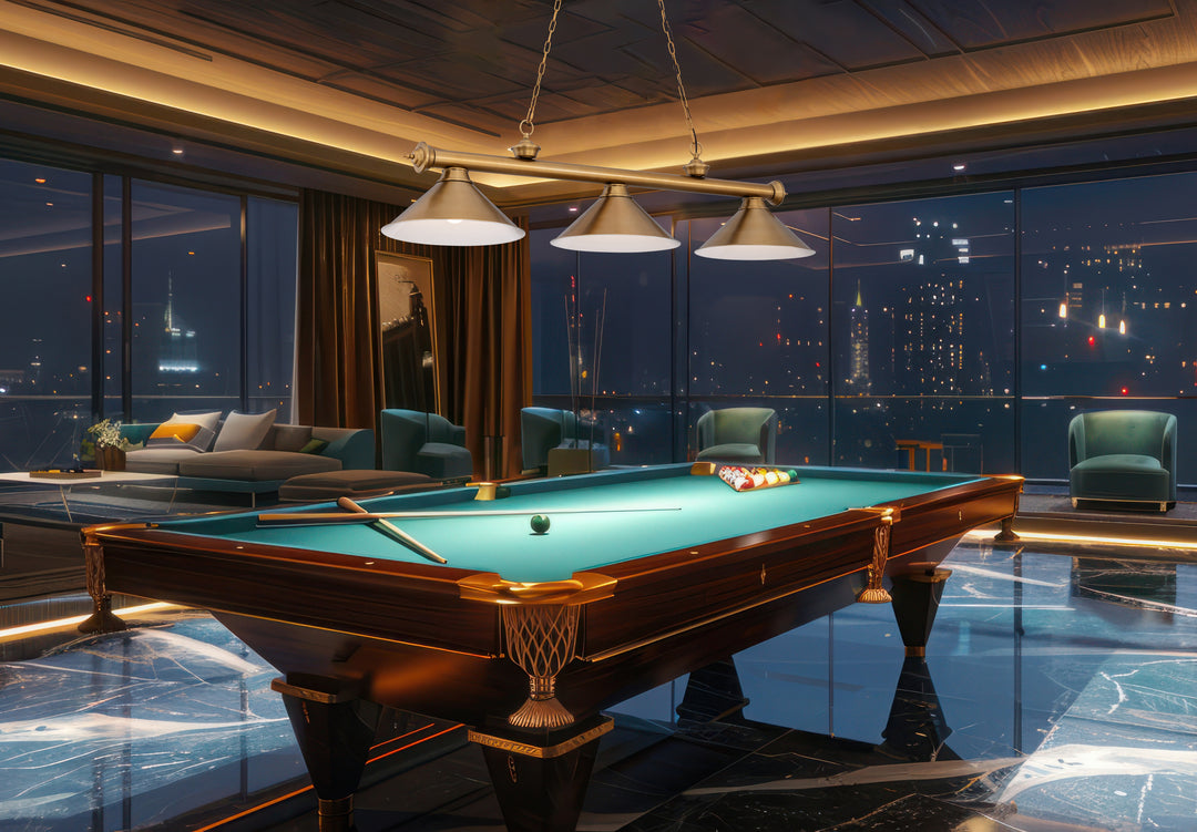 Cordon - 3 Light Billiard Light (2306-3HBR-HBR15)