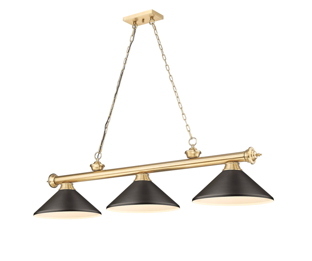 Cordon - 3 Light Billiard Light (2306-3HBR)