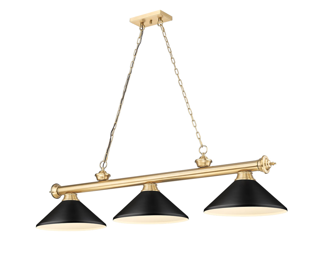 Cordon - 3 Light Billiard Light (2306-3HBR)