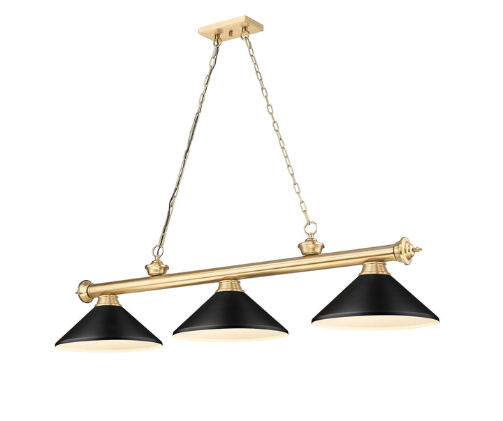 Cordon - 3 Light Billiard Light (2306-3HBR)
