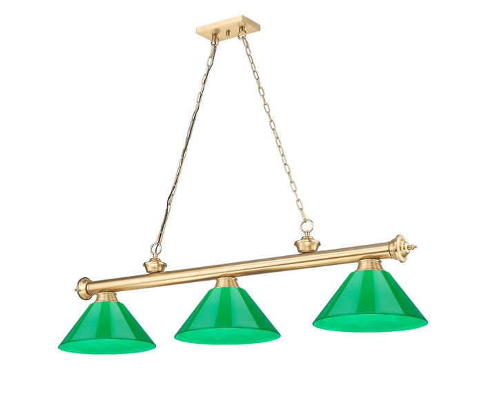 Cordon - 3 Light Billiard Light (2306-3HBR)
