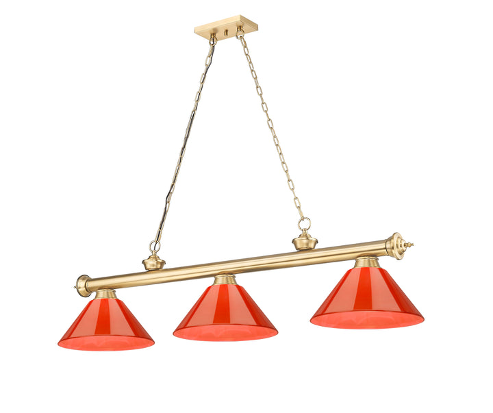 Cordon - 3 Light Billiard Light (2306-3HBR)