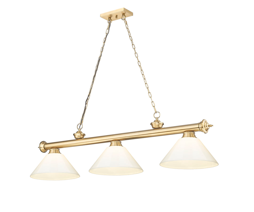 Cordon - 3 Light Billiard Light (2306-3HBR)