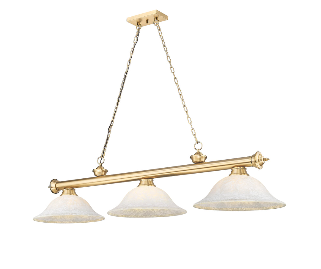 Cordon - 3 Light Billiard Light (2306-3HBR-WM16)