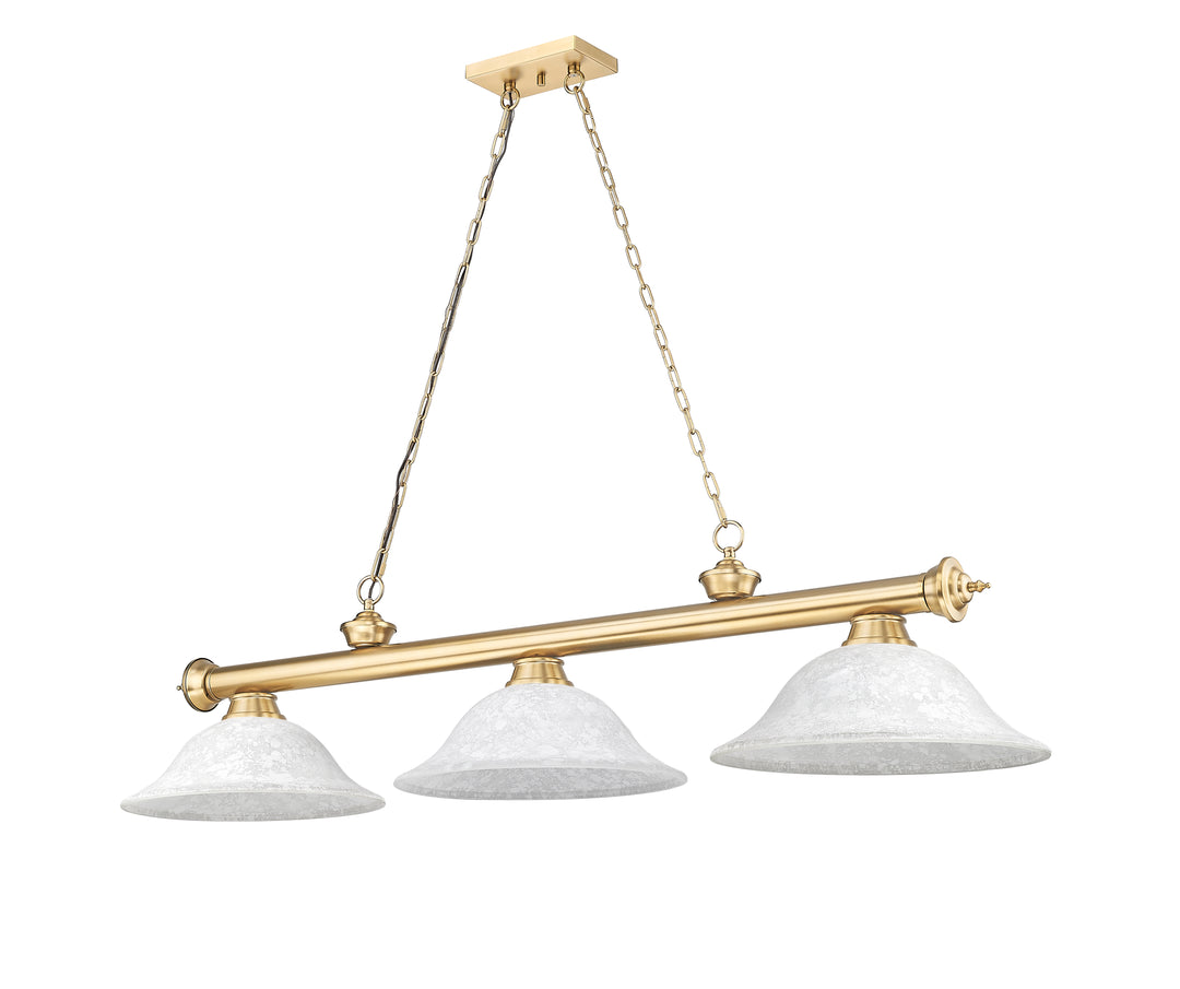 Cordon - 3 Light Billiard Light (2306-3HBR-WM16)