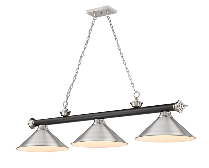 Cordon - 3 Light Billiard Light (2306-3MB-BN-BN15)