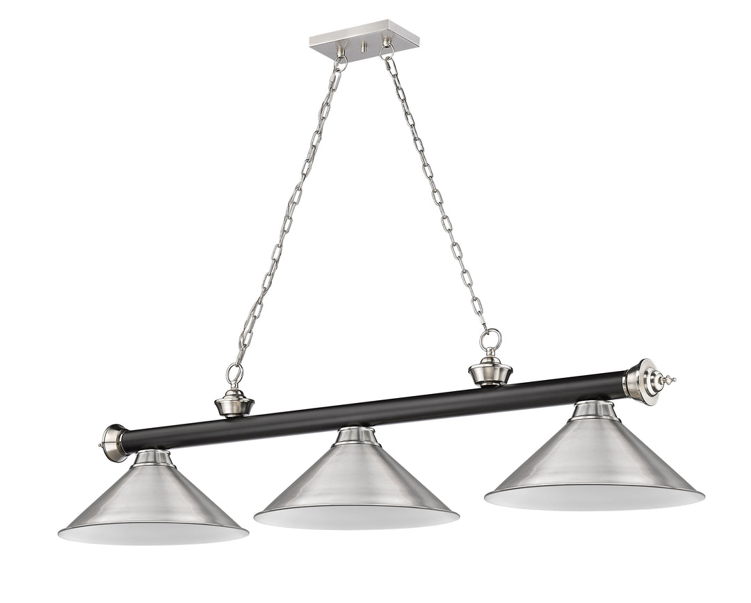 Cordon - 3 Light Billiard Light (2306-3MB-BN-BN15)