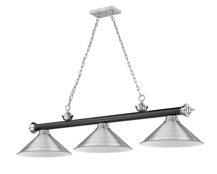 Cordon - 3 Light Billiard Light (2306-3MB-BN-BN15)