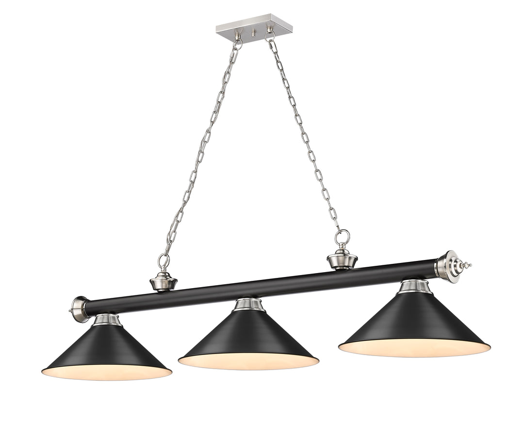 Cordon - 3 Light Billiard Light (2306-3MB-BN-MB15)