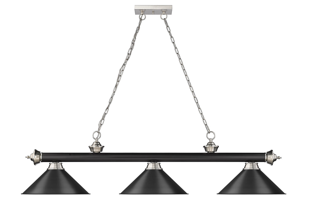 Cordon - 3 Light Billiard Light (2306-3MB-BN-MB15)