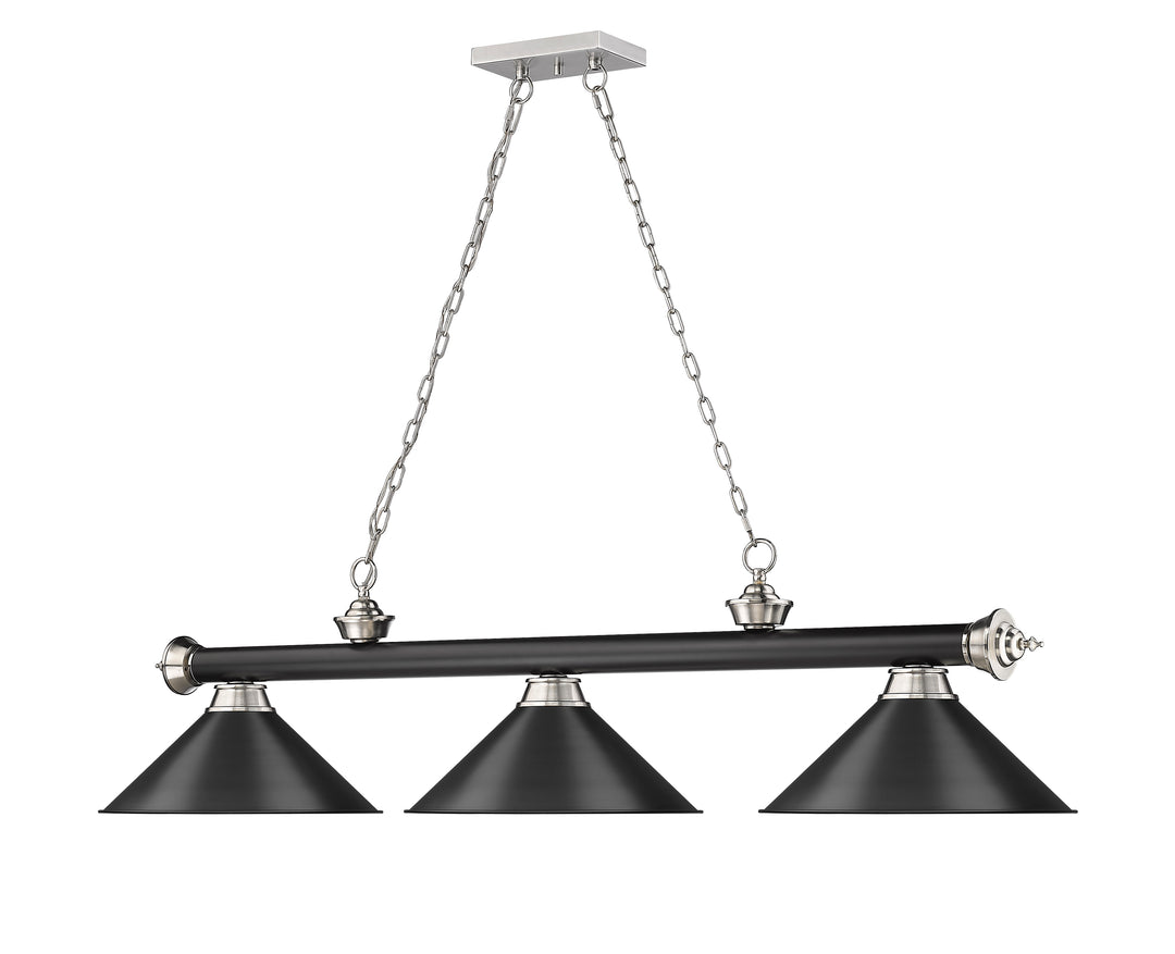 Cordon - 3 Light Billiard Light (2306-3MB-BN-MB15)