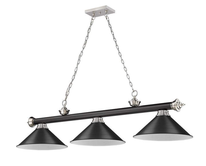 Cordon - 3 Light Billiard Light (2306-3MB-BN-MB15)