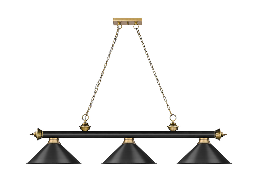 Cordon - 3 Light Billiard Light (2306-3MB-RB-MB15)