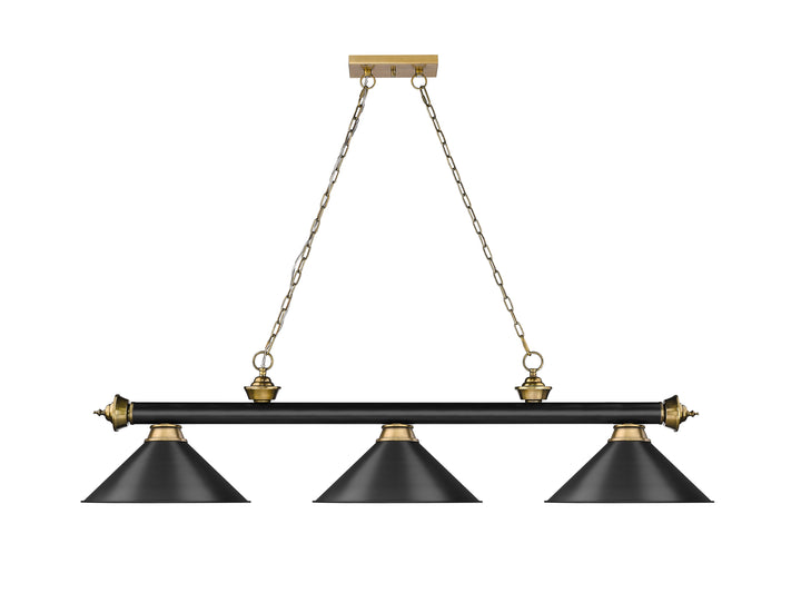 Cordon - 3 Light Billiard Light (2306-3MB-RB-MB15)