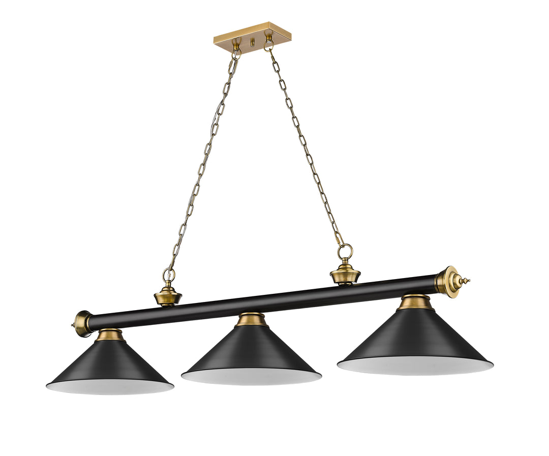 Cordon - 3 Light Billiard Light (2306-3MB-RB-MB15)
